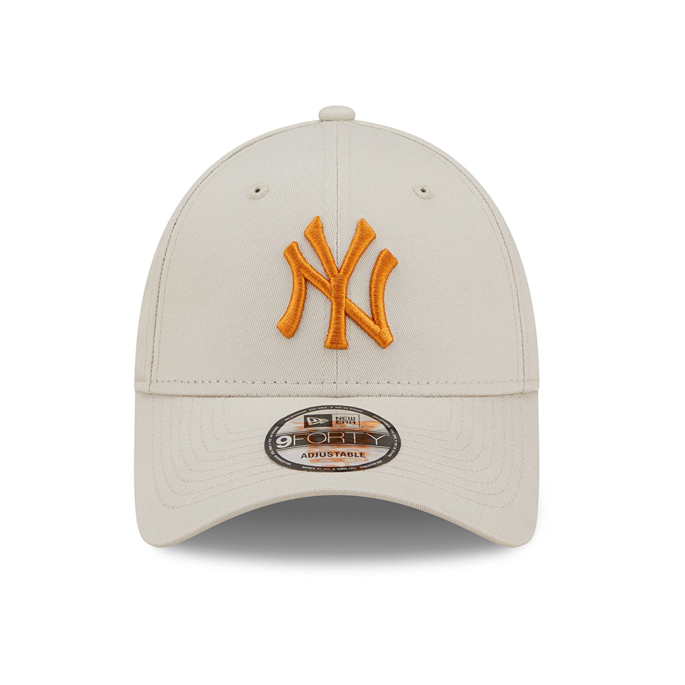 Gorra de béisbol 9FORTY MLB League Essential ll New York Yankees de New Era - Piedra-Naranja