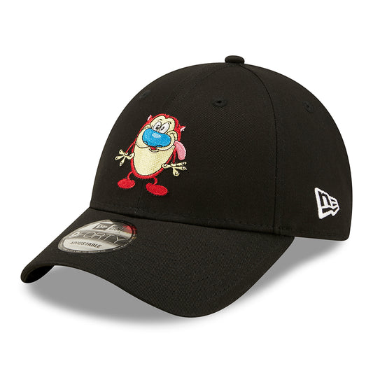 Gorra de béisbol 9FORTY Nickelodeon Character Stimpy de New Era - Negro