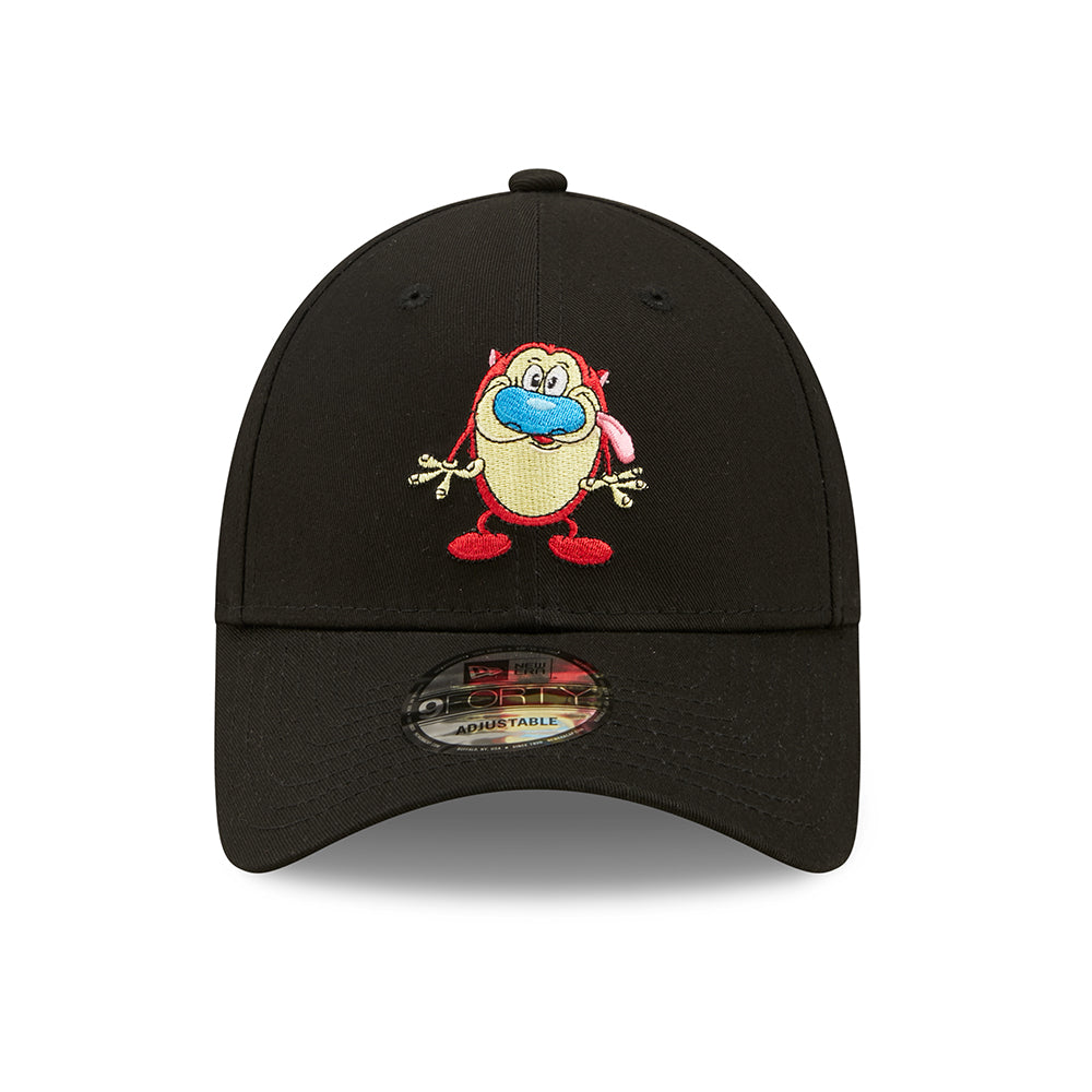 Gorra de béisbol 9FORTY Nickelodeon Character Stimpy de New Era - Negro