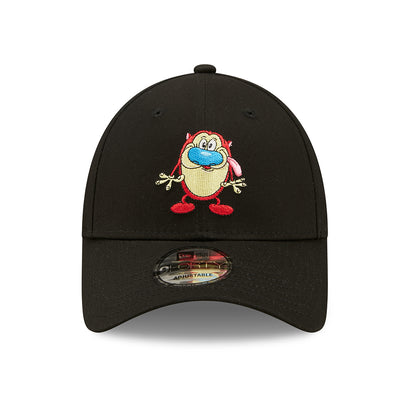 Gorra de béisbol 9FORTY Nickelodeon Character Stimpy de New Era - Negro