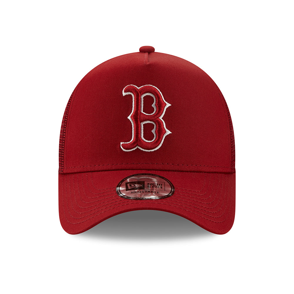 Gorra Trucker 9FORTY MLB League Essential Boston Red Sox de New Era - Vino