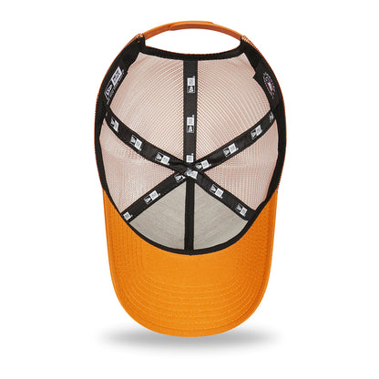 Gorra Trucker 9FORTY A-Frame MLB League Essential L.A. Dodgers de New Era - Naranja-Blanco