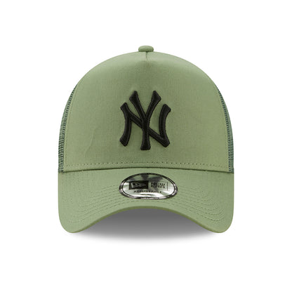 Gorra Trucker 9FORTY A-Frame MLB League Essential New York Yankees de New Era - Jade-Negro