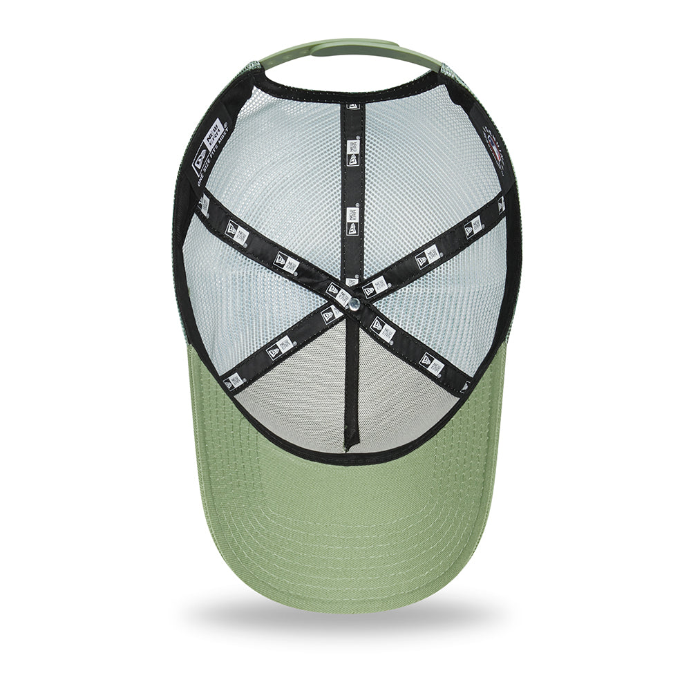 Gorra Trucker 9FORTY A-Frame MLB League Essential New York Yankees de New Era - Jade-Negro