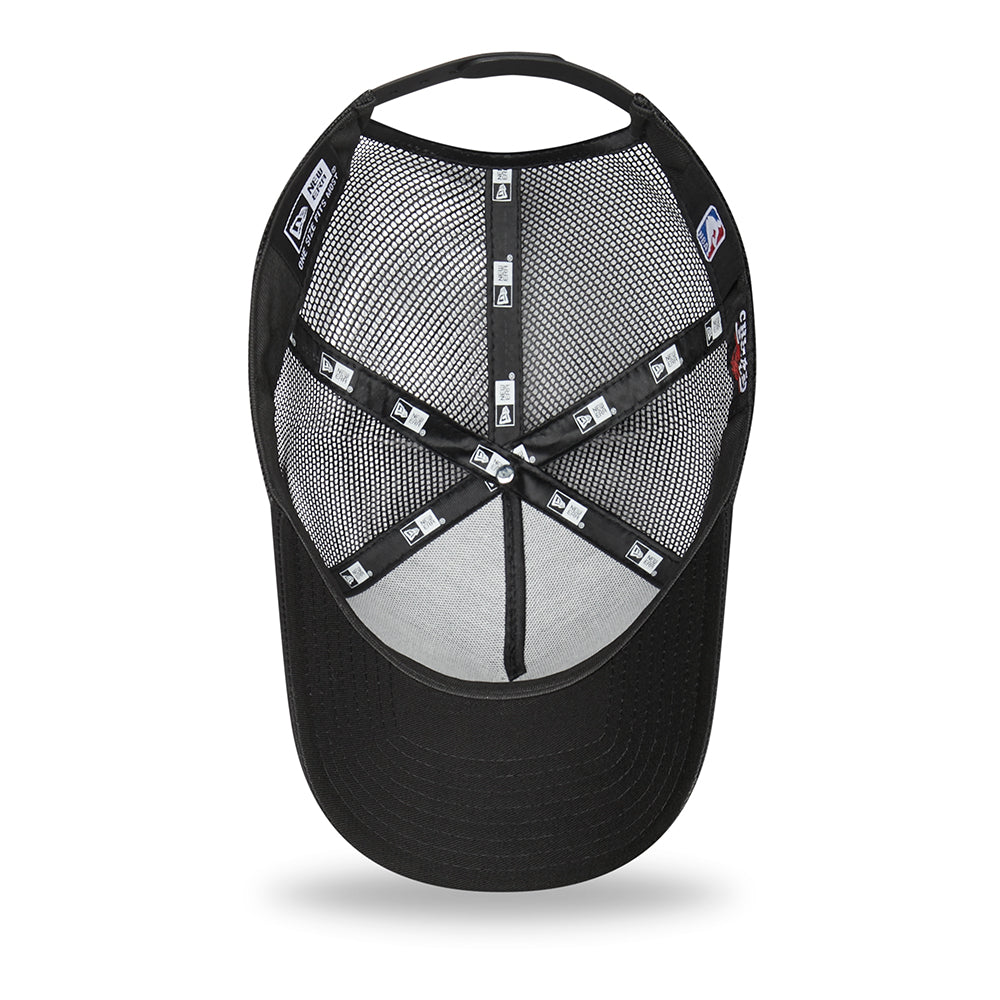 Gorra Trucker 9FORTY A-Frame NBA Tonal Black Chicago Bulls de New Era - Negro
