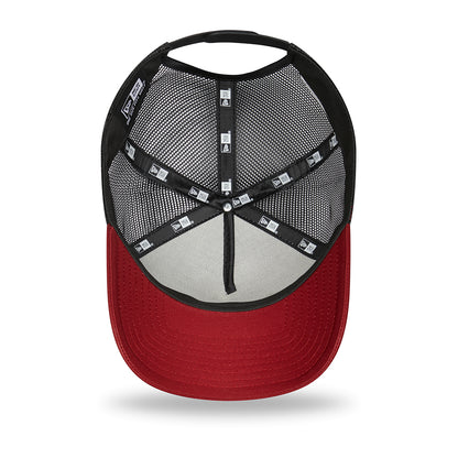 Gorra Trucker 9FORTY A-Frame Food Location Washington de New Era - Blanco-Vino