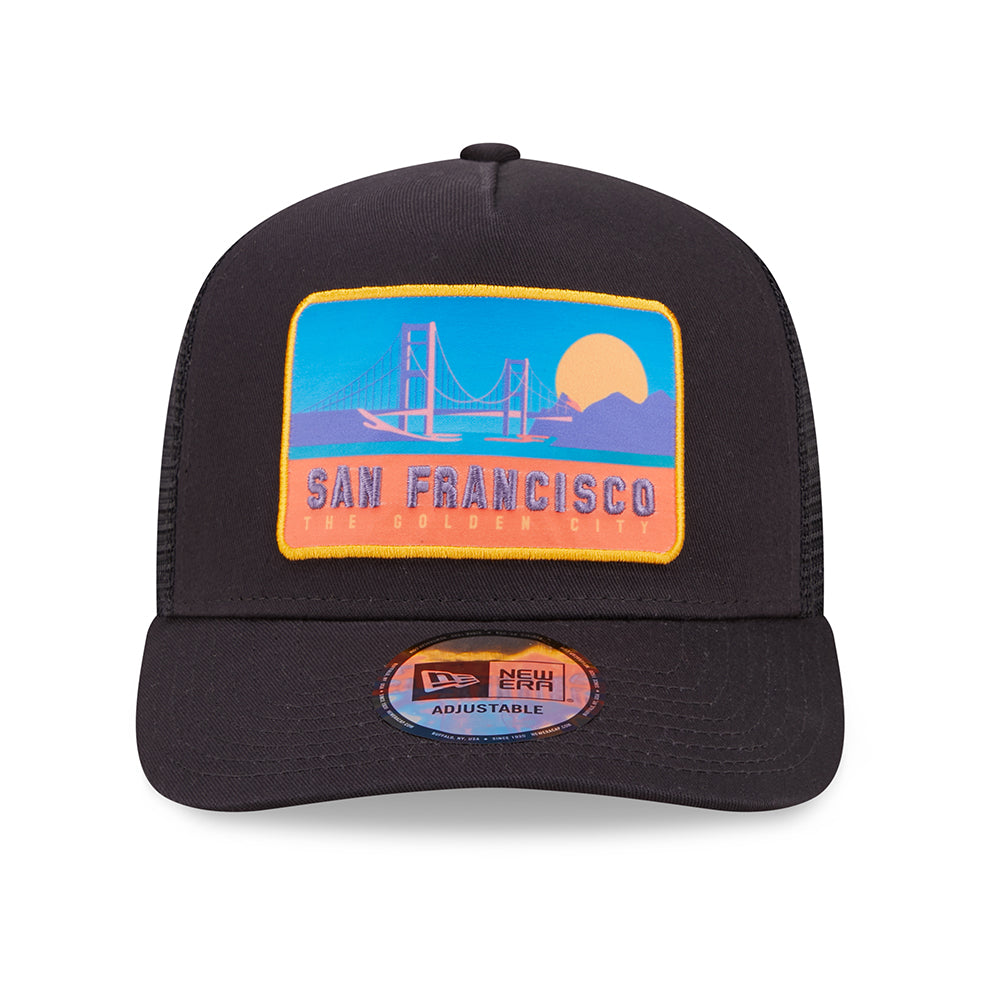 Gorra Trucker 9FORTY A-Frame NE Location San Francisco de New Era - Azul Marino