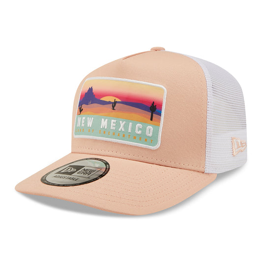 Gorra Trucker 9FORTY A-Frame NE Location New Mexico de New Era - Rubor