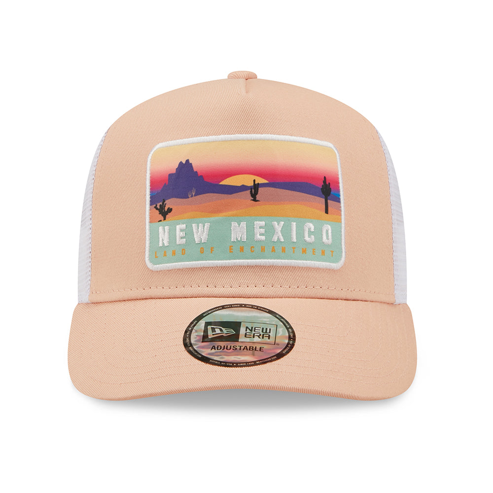 Gorra Trucker 9FORTY A-Frame NE Location New Mexico de New Era - Rubor