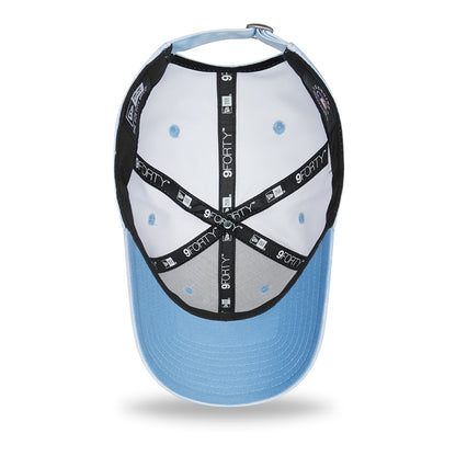 Gorra de béisbol mujeres 9FORTY MLB Pastel Tie Dye New York Yankees de New Era - Azul Cielo-Blanco