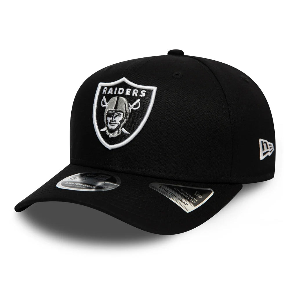 Gorra Snapback 9FIFTY NFL Team Stretch Snap Las Vegas Raiders de New Era - Negro