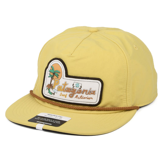 Gorra Strapback Waterfarer repelente al agua de nylon reciclado de Patagonia - Amarillo