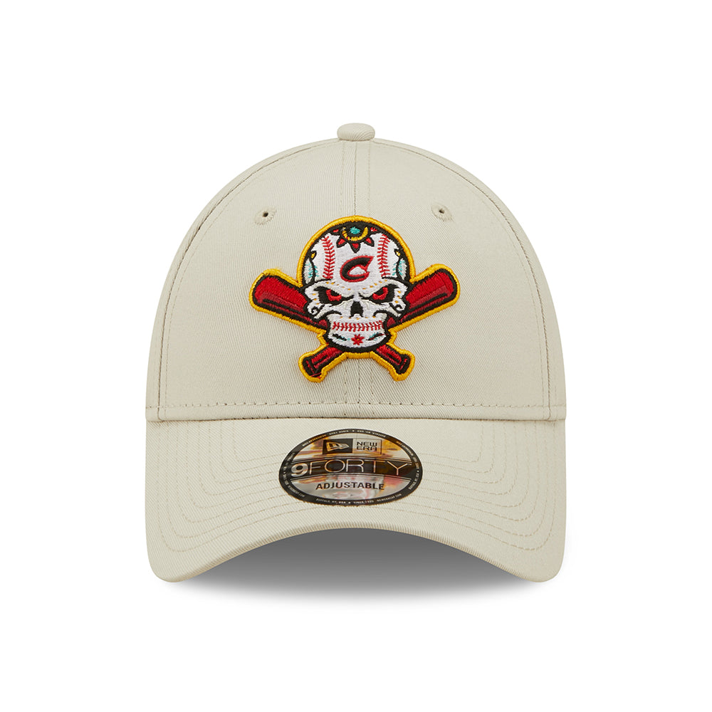 Gorra de béisbol 9FORTY Minor League Columbus Clippers de New Era - Piedra