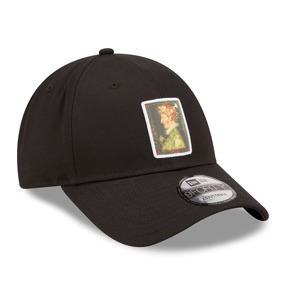 Gorra de béisbol 9FORTY Le Louvre Patch Four Seasons de New Era - Negro
