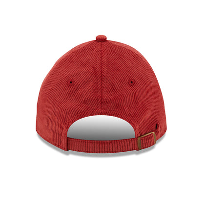 Gorra de béisbol 9TWENTY de pana Wildlife Casual Classic Bear de New Era - Vino