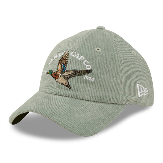 Gorra de béisbol 9TWENTY de pana Wildlife Casual Classic Duck de New Era - Jade