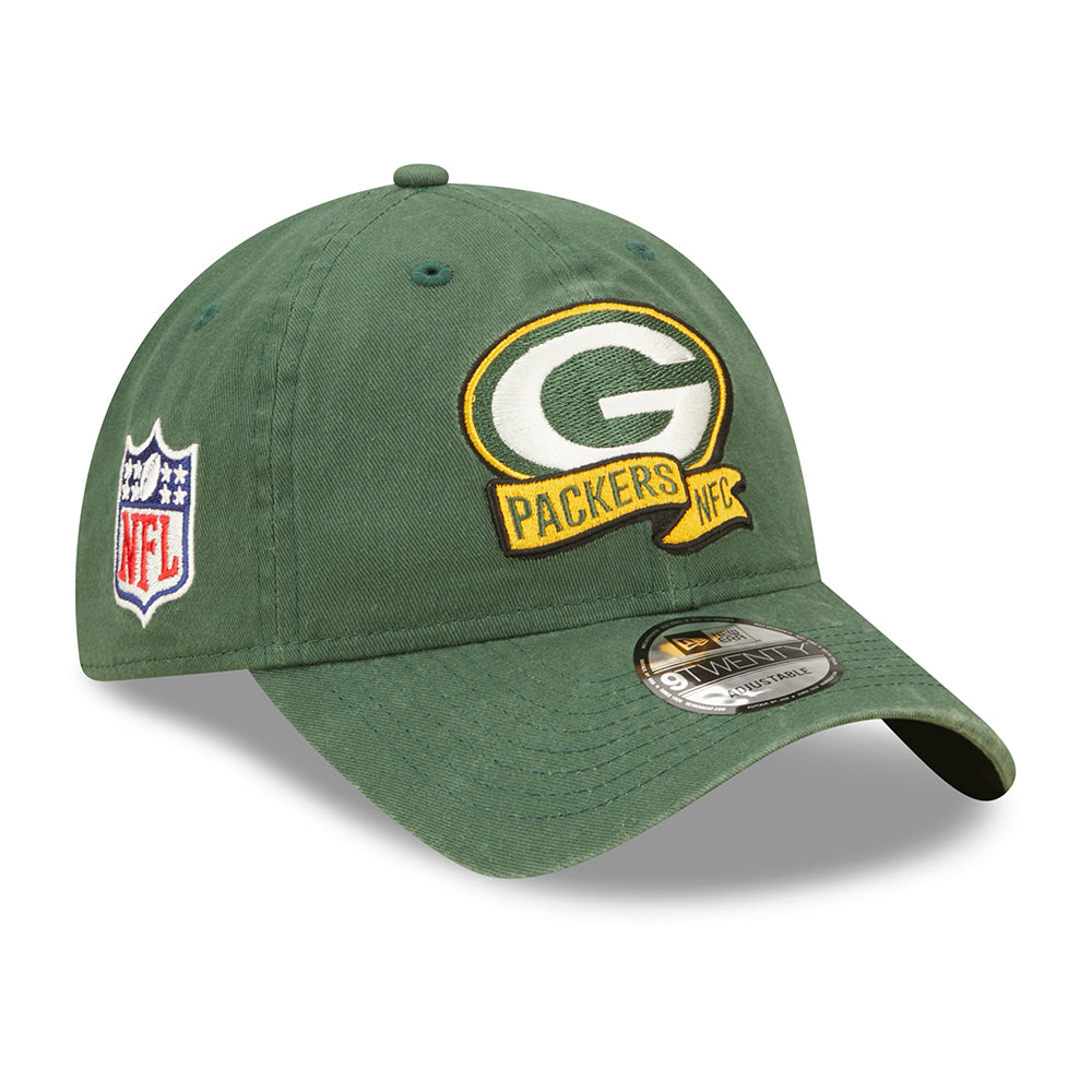Gorra de béisbol 9TWENTY NFL Sideline On Field Green Bay Packers de New Era - Verde