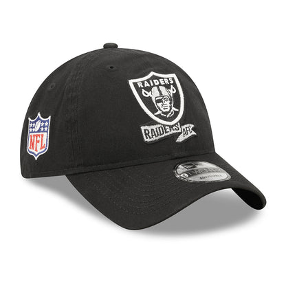 Gorra de béisbol 9TWENTY NFL Sideline On Field Las Vegas Raiders de New Era - Negro