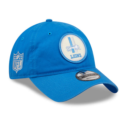 Gorra de béisbol 9TWENTY NFL Sideline Historic Detroit Lions de New Era - Azul