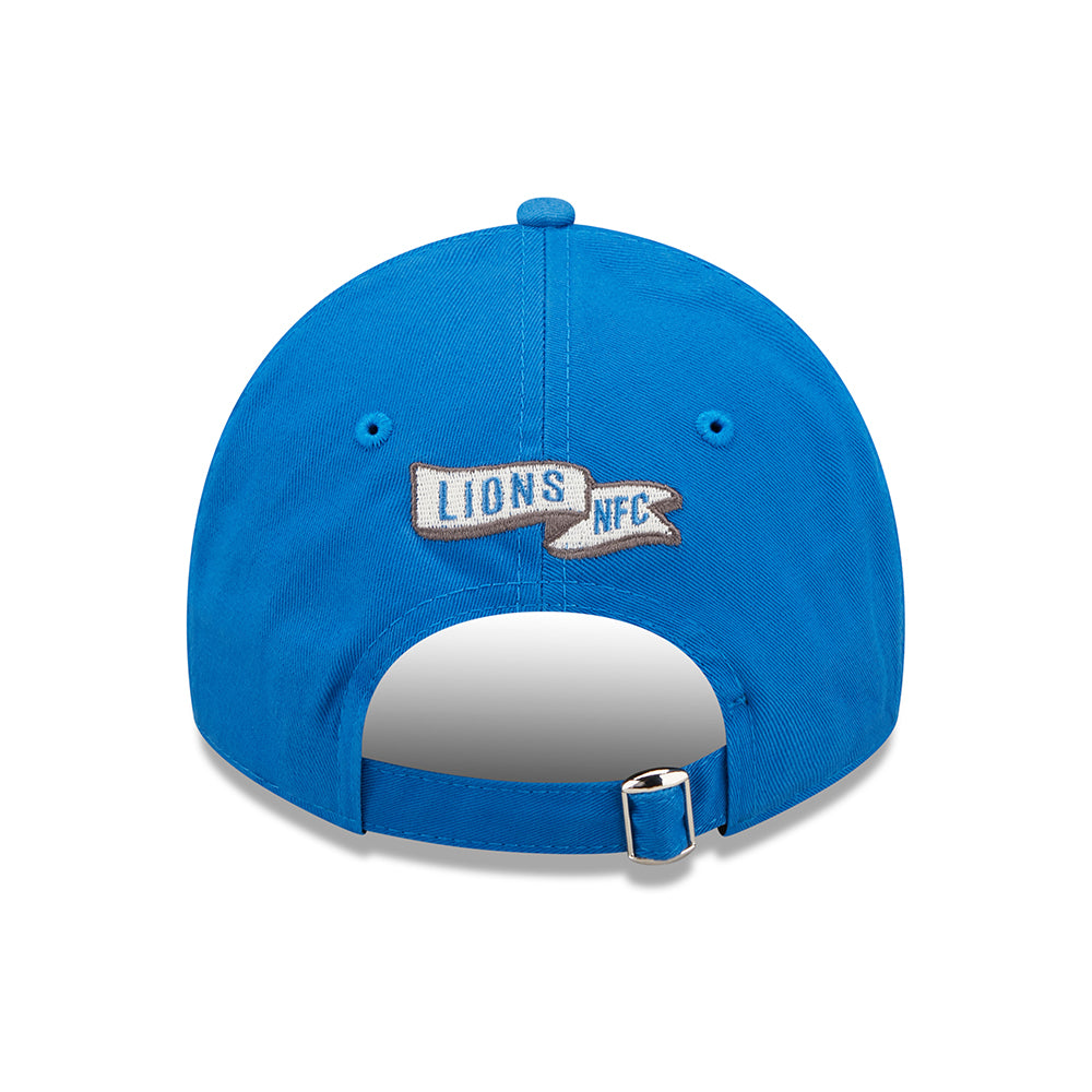 Gorra de béisbol 9TWENTY NFL Sideline Historic Detroit Lions de New Era - Azul