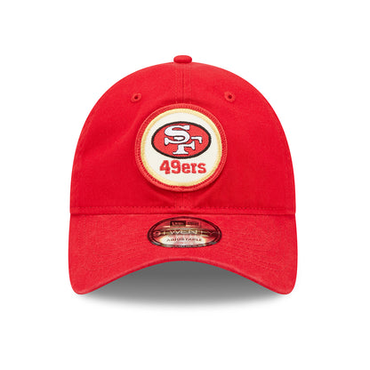 Gorra de béisbol 9TWENTY NFL Sideline Historic San Francisco 49ers de New Era - Rojo