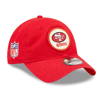 Gorra de béisbol 9TWENTY NFL Sideline Historic San Francisco 49ers de New Era - Rojo