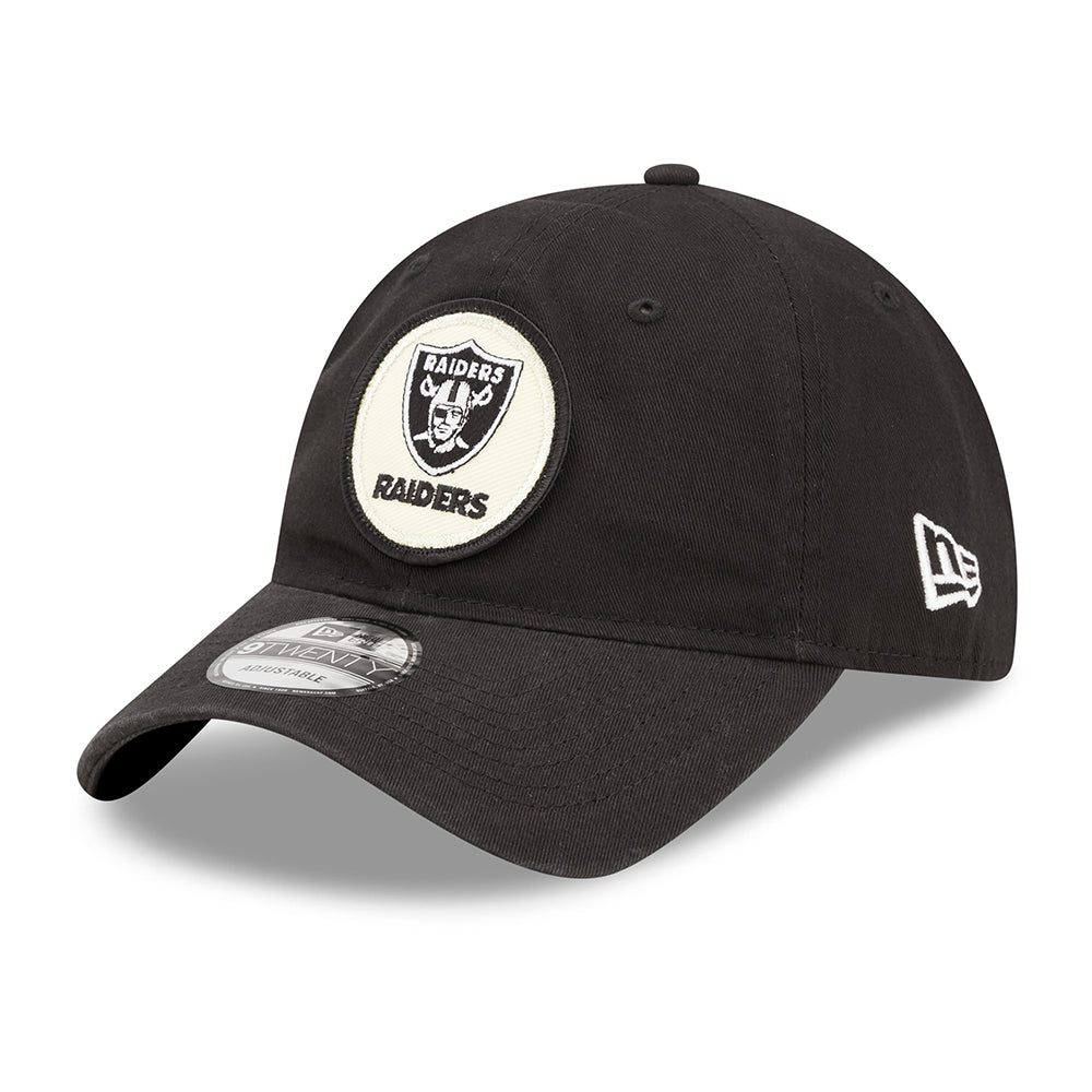 Gorra de béisbol 9TWENTY NFL Sideline Historic Las Vegas Raiders de New Era - Negro