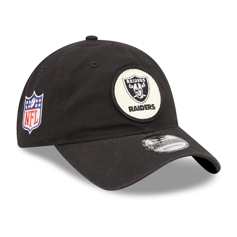 Gorra de béisbol 9TWENTY NFL Sideline Historic Las Vegas Raiders de New Era - Negro