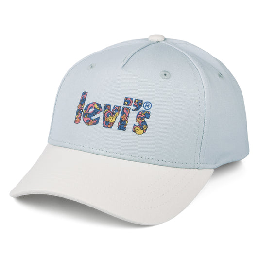 Gorra de béisbol mujeres Graphic con etiqueta lisa de Levi's - Azul Claro