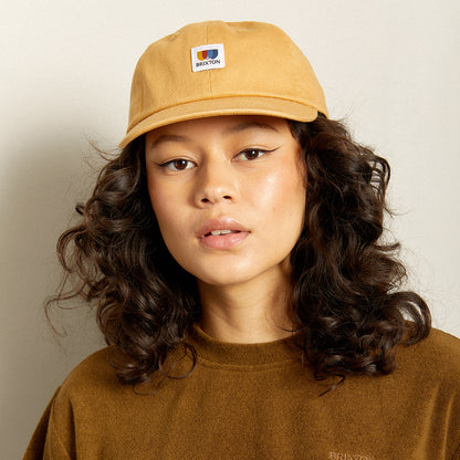 Gorra de béisbol Alton LP de algodón de Brixton - Arena del Desierto