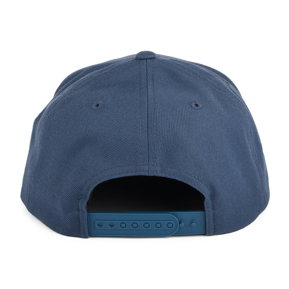 Gorra Snapback Oath III de Brixton - Azul Marino Lavado-Verde Azulado