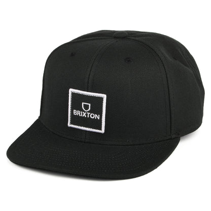 Gorra Snapback Alpha Square NetPlus MP de Brixton - Negro
