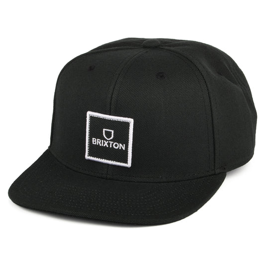 Gorra Snapback Alpha Square NetPlus MP de Brixton - Negro