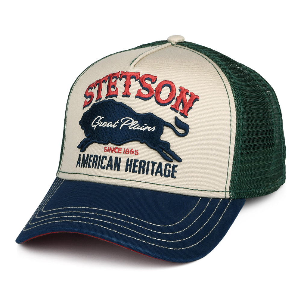 Gorra Trucker Great Plains de Stetson - Multicolor