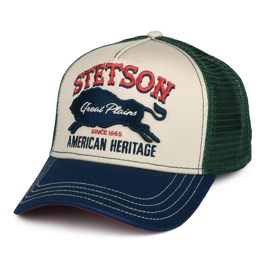 Gorra Trucker Great Plains de Stetson - Multicolor