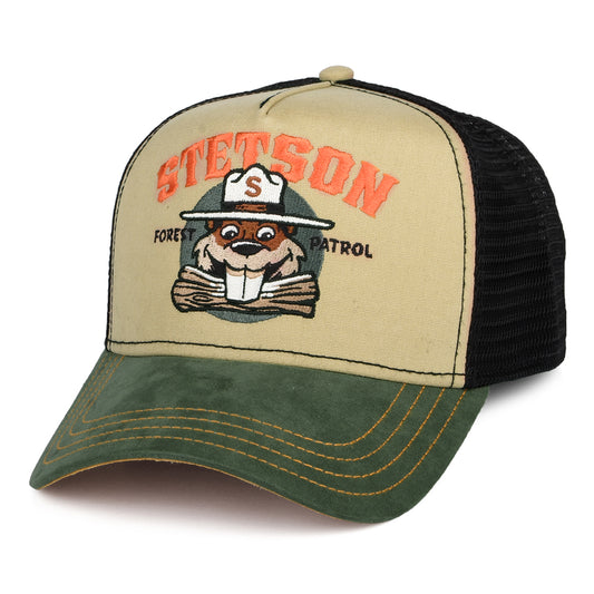 Gorra Trucker Forest Patrol de Stetson - Verde Oliva