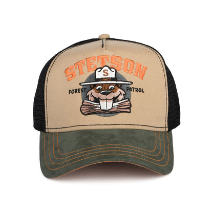 Gorra Trucker Forest Patrol de Stetson - Verde Oliva