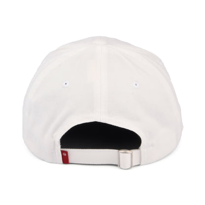Gorra de béisbol mujeres 501 Flexfit con etiqueta lisa de Levi's - Crema