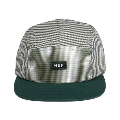 Gorra 5 paneles Micro Gingham de HUF - Verde
