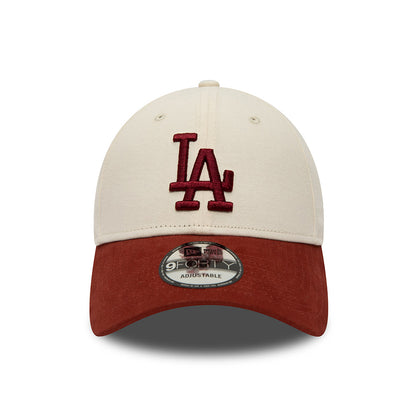 Gorra de béisbol 9FORTY MLB L.A. Dodgers de New Era - Crema-Rojo Cardenal