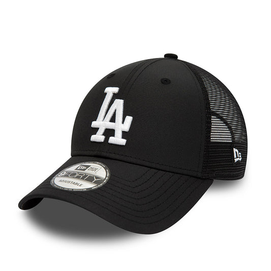 Gorra Trucker 9FORTY MLB Home Field L.A. Dodgers de New Era - Negro-Blanco