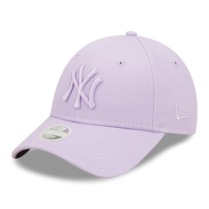 Gorra de béisbol mujeres 9FORTY MLB League Essential New York Yankees de New Era - Lila