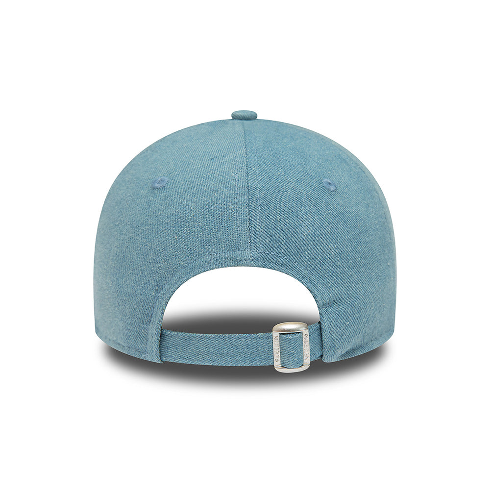 Gorra de béisbol mujeres 9FORTY MLB Denim New York Yankees de New Era - Azul-Blanco