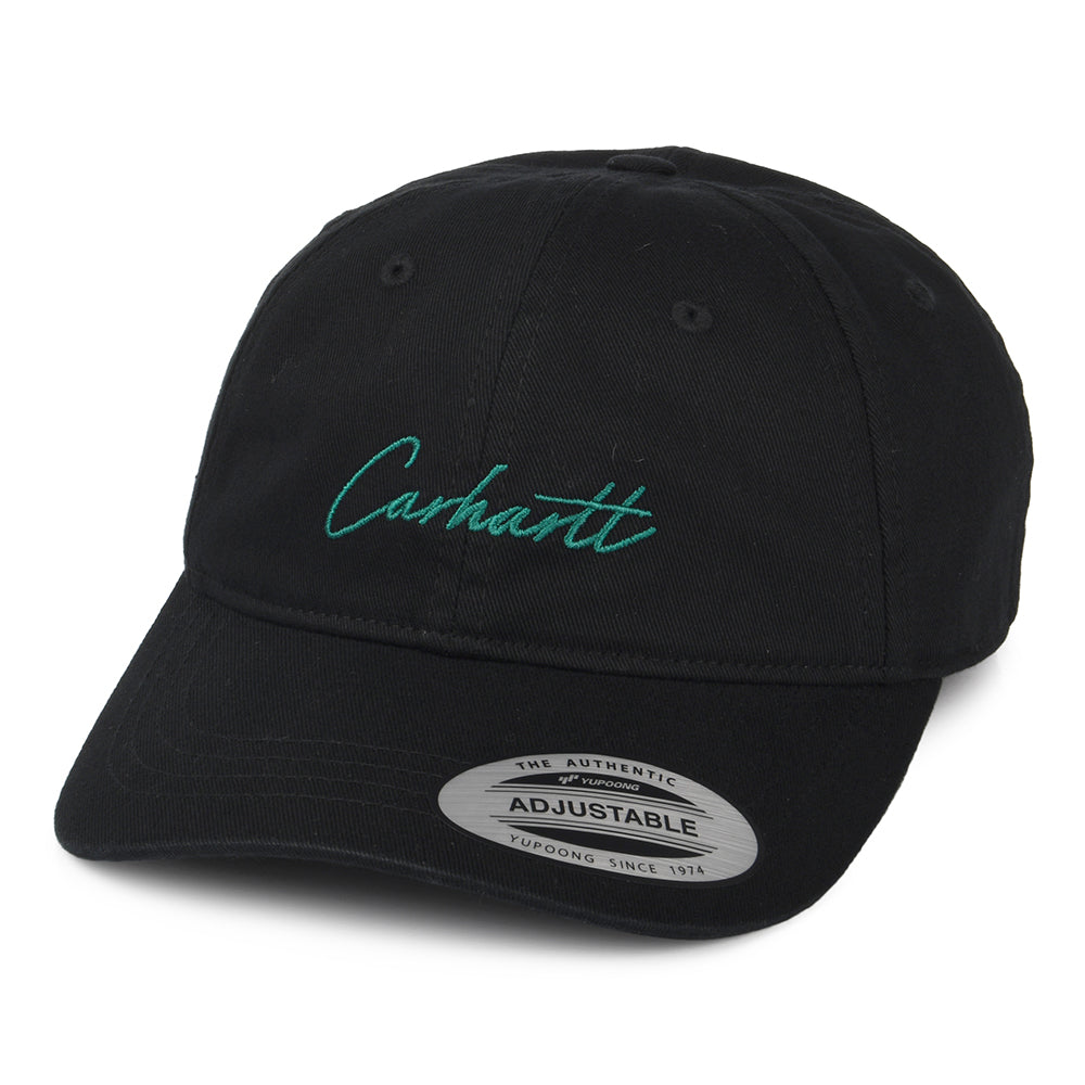 Gorra de béisbol Delray de sarga de algodón de Carhartt WIP - Negro