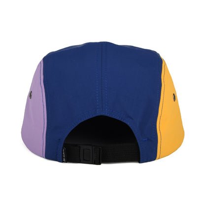 Gorra 5 paneles de Ripstop de nylon de The Quiet Life - Azul Marino-Crema-Morado