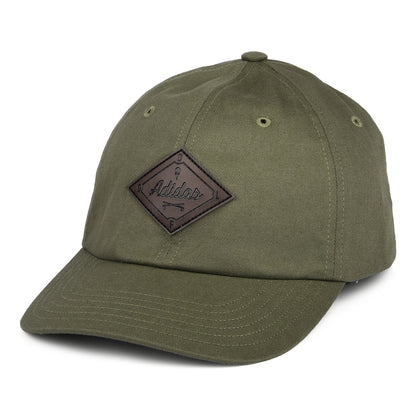 Gorra Snapback Clubhouse de sarga de algodón de Adidas - Verde Oliva