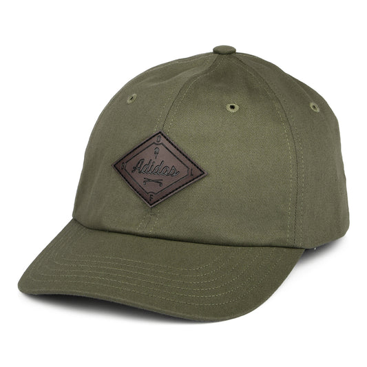 Gorra Snapback Clubhouse de sarga de algodón de Adidas - Verde Oliva