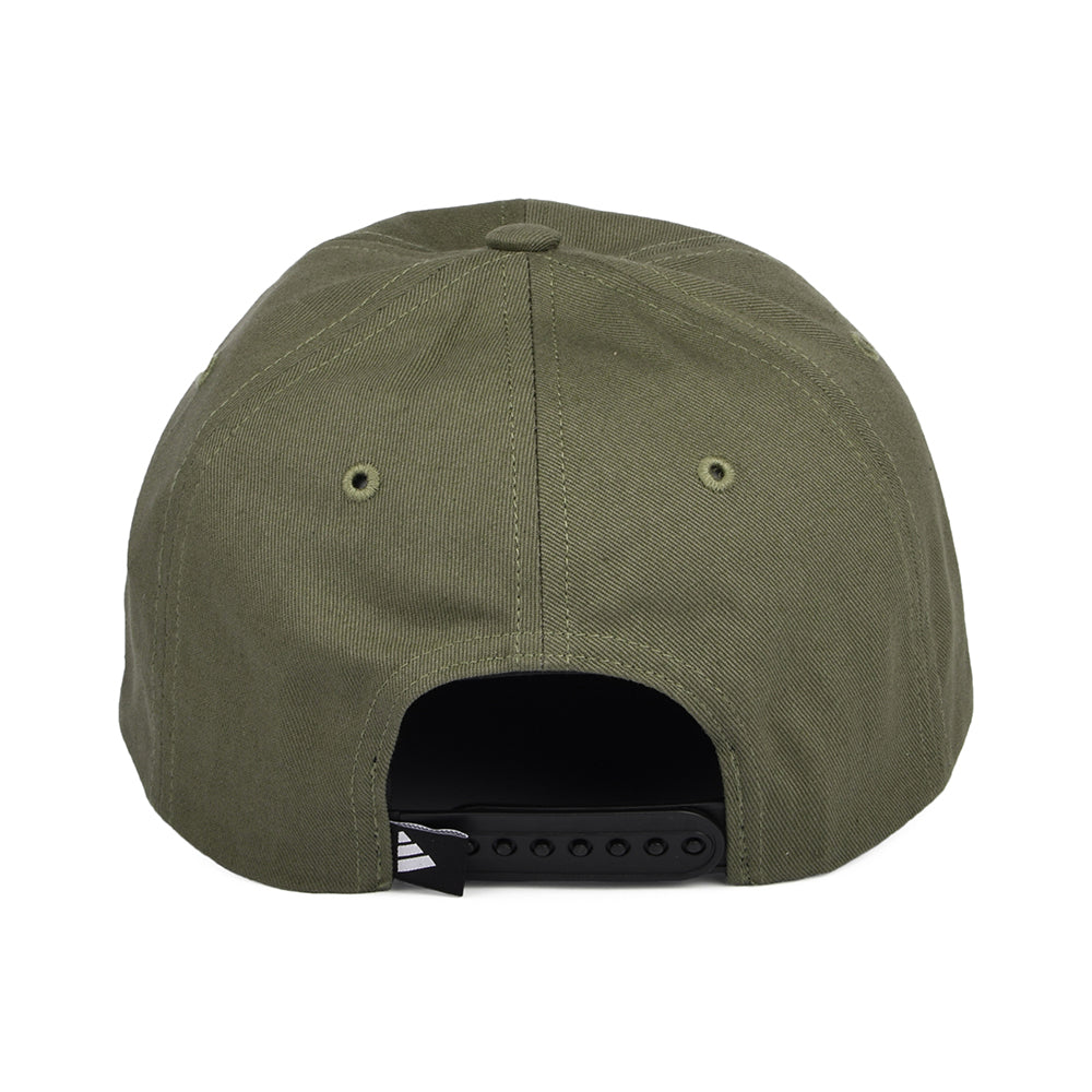 Gorra Snapback Clubhouse de sarga de algodón de Adidas - Verde Oliva