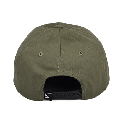 Gorra Snapback Clubhouse de sarga de algodón de Adidas - Verde Oliva