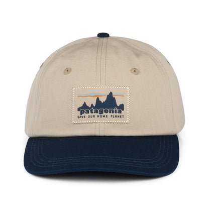 Gorra de béisbol 3 Skyline Trad de algodón orgánico de Patagonia - Beige Arena